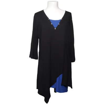 Blouse (Zwart, Blauw) van Voglia Elastaan, Viscose