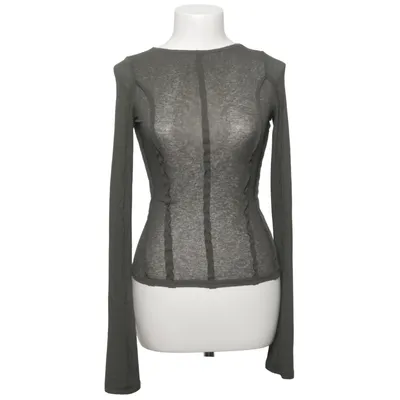 T-shirt à manches longues (Gris) de Weekday Élasthane, Polyester