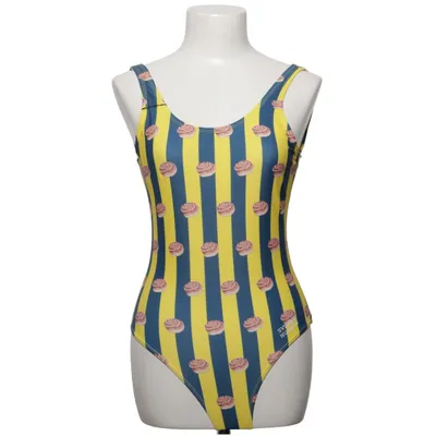 Maillot de bain une pièce (Jaune, Bleu, Multicolore) de Svensk Husman Élasthane, Polyester