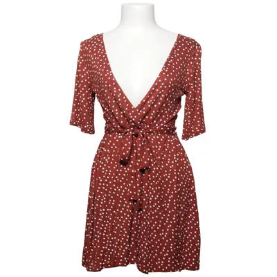 Wikkeljurk (Rood, Wit) van PrettyLittleThing Elastaan, Viscose