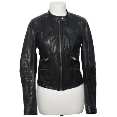 Leren jack (Zwart) van Rock'n Blue Leer, Polyester