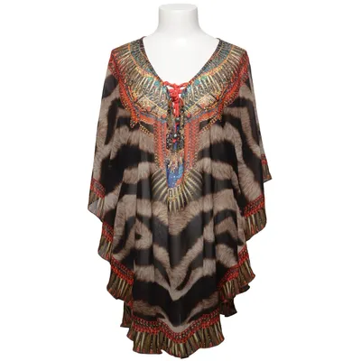 Kaftan (Flerfärgad) från Azaka Polyester