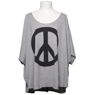 T-shirt (Gray, Black) from So Fabulous! Polyester, Viscose