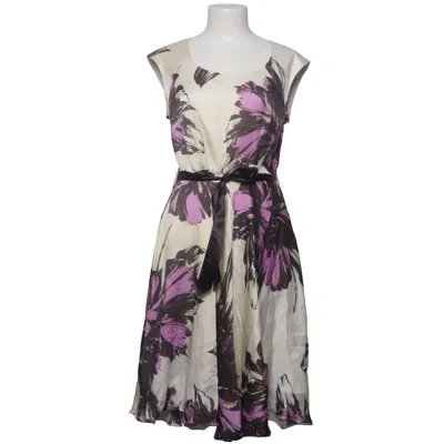 Robe (Blanc, Violet, Multicolore) de Elinette Acétate, Soie