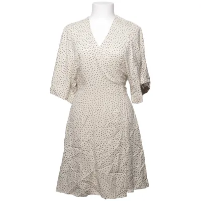 Wikkeljurk (Beige, Zwart) van Gina Tricot Viscose