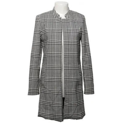 Frakke (Sort, Hvid) fra Carolina Belle Elastan, Polyester, Viscose