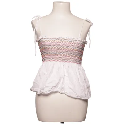 Haut (Blanc) de H&M Coton, Élasthane