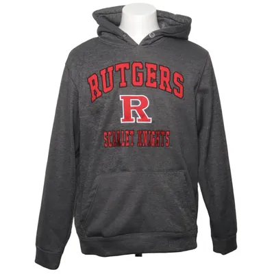 Hoodie (Gray, Red) from Colosseum Polyester