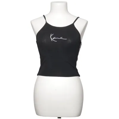 Crop top (Noir) de Karl Kani Coton, Élasthane