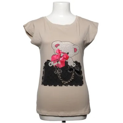 T-shirt (Beige) von Leopard & WRL Baumwolle, Elasthan