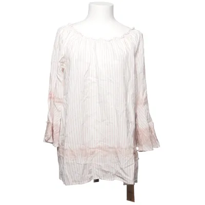 Blus (Rosa, Vit) från Gina Polyamid, Viskos