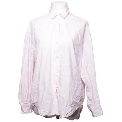 Chemise (Rose, Blanc) de Zara Coton, Polyester