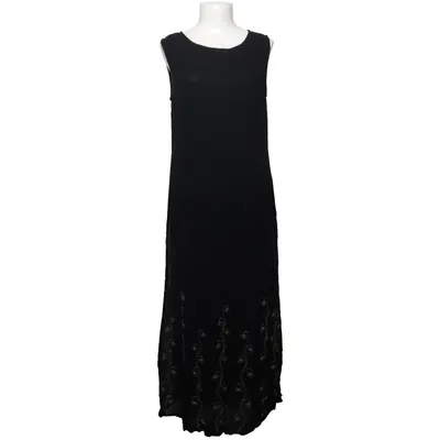 Robe longue (Noir) de Pazzione Coton, Viscose