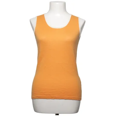 Tanktop  (Orange, Hvid) fra Bongenie Grieder Kashmir, Bomuld