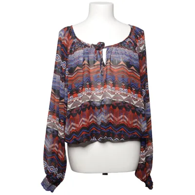 Blouse (Blue, Orange, Black) from Zay Clothing