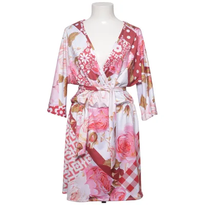 Dressing gown (Red, White, Multicolored) from Mr Gugu & Miss Go Elastane, Polyester