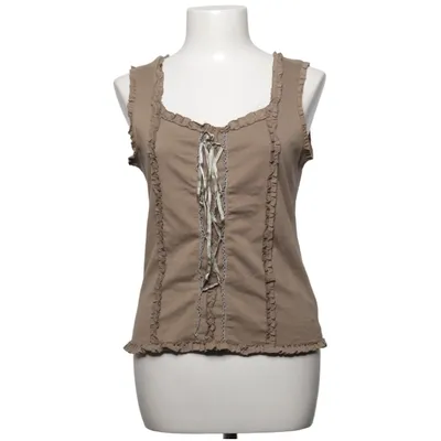 Top (Beige) von Zeta Moda Baumwolle, Elasthan