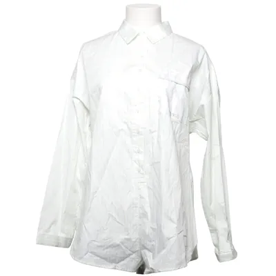 Chemise (Blanc, Vert) de Lounge Coton