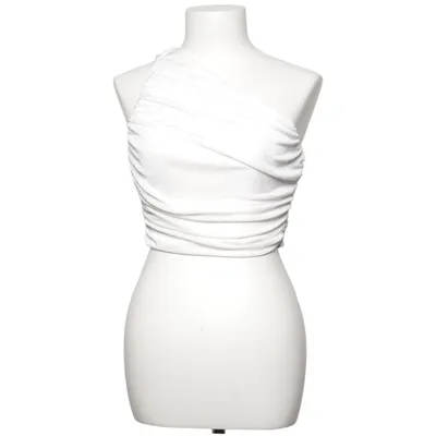 Crop top (White) from May Elastane, Polyester