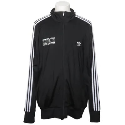 Trainingsjack (Zwart, Wit) van Adidas Originals Elastaan, Gerecycled polyester