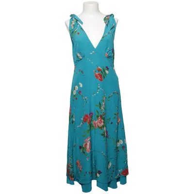 Kjole (Blå, Flerfarvet) fra Uterqüe Polyester, Silke