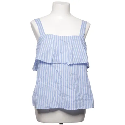 Débardeur (Bleu, Blanc) de H&M Coton, Élasthane, Polyamide