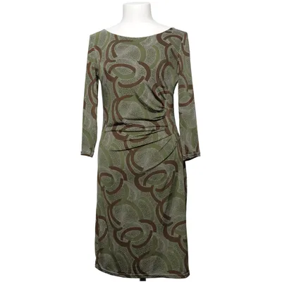 Jurk (Groen, Bruin, Wit) van Dass & Co