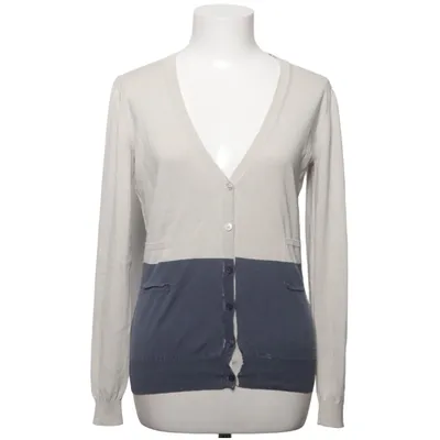 Cardigan (Blue, Beige) from 'S MaxMara Cotton, Silk