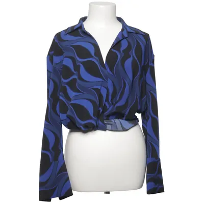 Bluse (Blau, Schwarz) von Zara