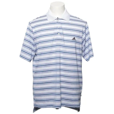 Poloshirt (Wit, Blauw) van Adidas Golf Polyester
