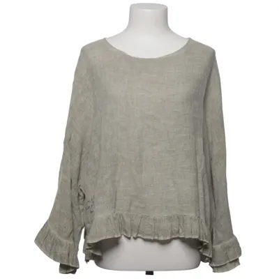 Blouse (Beige) from Bohemiana Cotton, Linen