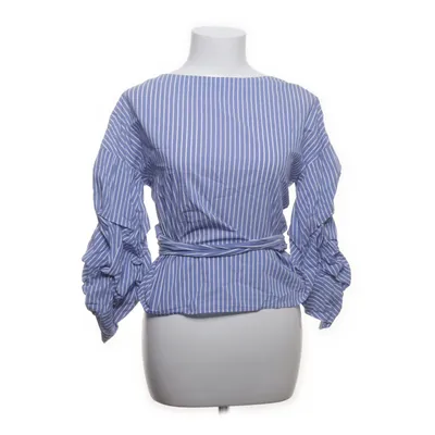 Omlottblus (Blå, Vit) från Zara Woman Bomull, Elastan, Polyamid