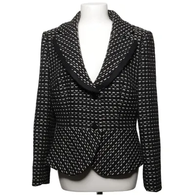 Blazer (Zwart, Wit) van Maxim Acetaat, Polyester