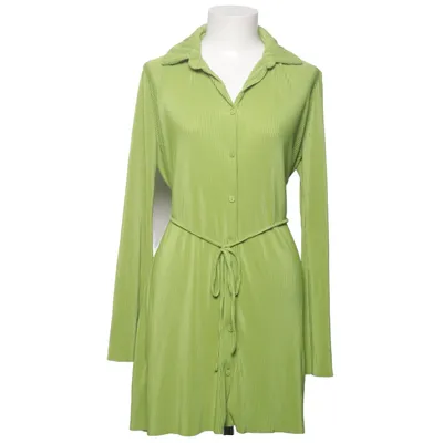 Skjortekjole (Grøn) fra Bershka Polyester
