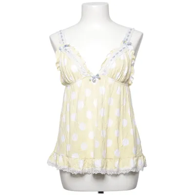 Pyjamaslinne (Gul, Vit) från Floozie Elastan, Nylon, Viskos