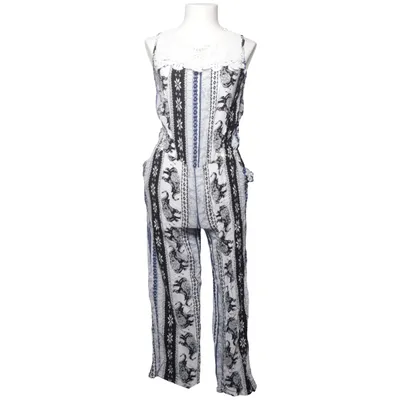 Byxdress (Blå, Vit, Svart) från ICE Fashion Elastan, Viskos