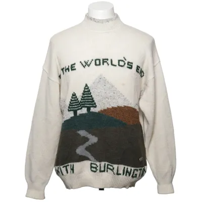 Sweater (White, Multicolored) from Burlington