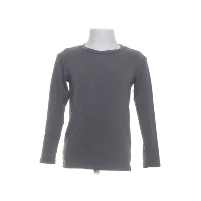 Langærmet t-shirt (Grå) fra Uniqlo Kids Elastan, Polyester, Viscose