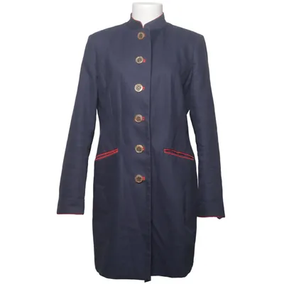 Jas (Blauw) van Brigitte von Boch Acetaat, Katoen