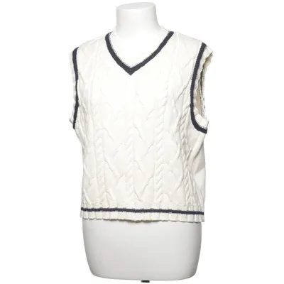 Pull sans manches (Blanc, Noir) de Rue Blanche Coton