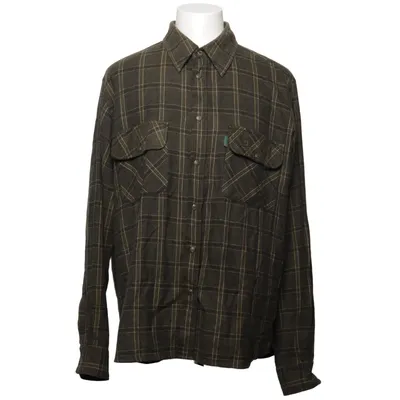 Flannel shirt (Green) from Chevalier Cotton, Polyester, Viscose