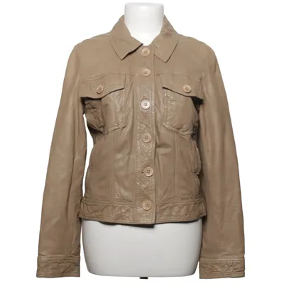 Jacket (Beige) from Stine Christa Busk Leather