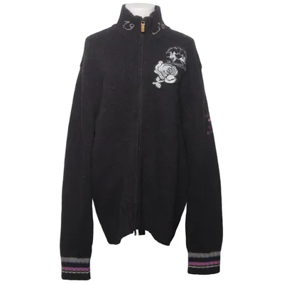 Cardigan (Gray, Multicolored) from La Martina Polyamide, Wool