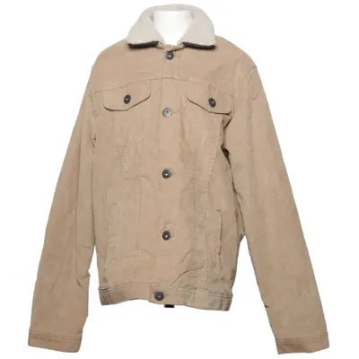 Gevoerde spijkerjas (Beige) van Jack & Jones Katoen, Elastaan