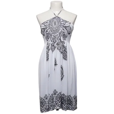 Halterneck dress (White, Black) from Conos Elastane, Polyester