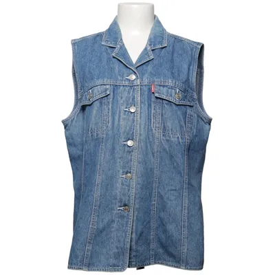 Spijker gilet (Blauw) van Calamity Jane's Katoen