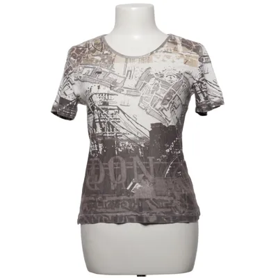 T-shirt (Vit, Brun) från Linnea Basic Wear Bomull
