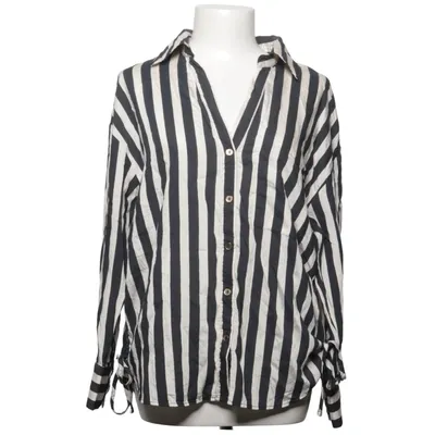 Shirt (Black, White) from Zara Modal, Polyamide