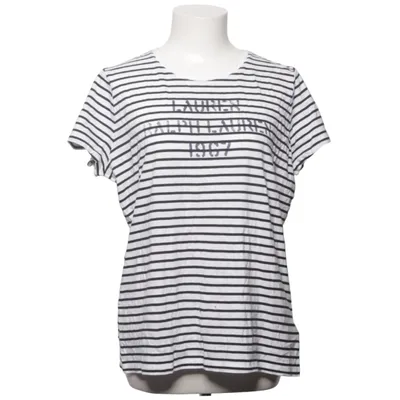 T-shirt (Black, White) from Lauren Ralph Lauren Cotton, Modal