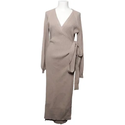 Omlottklänning (Beige) från Bubbleroom Bomull, Återvunnen polyester